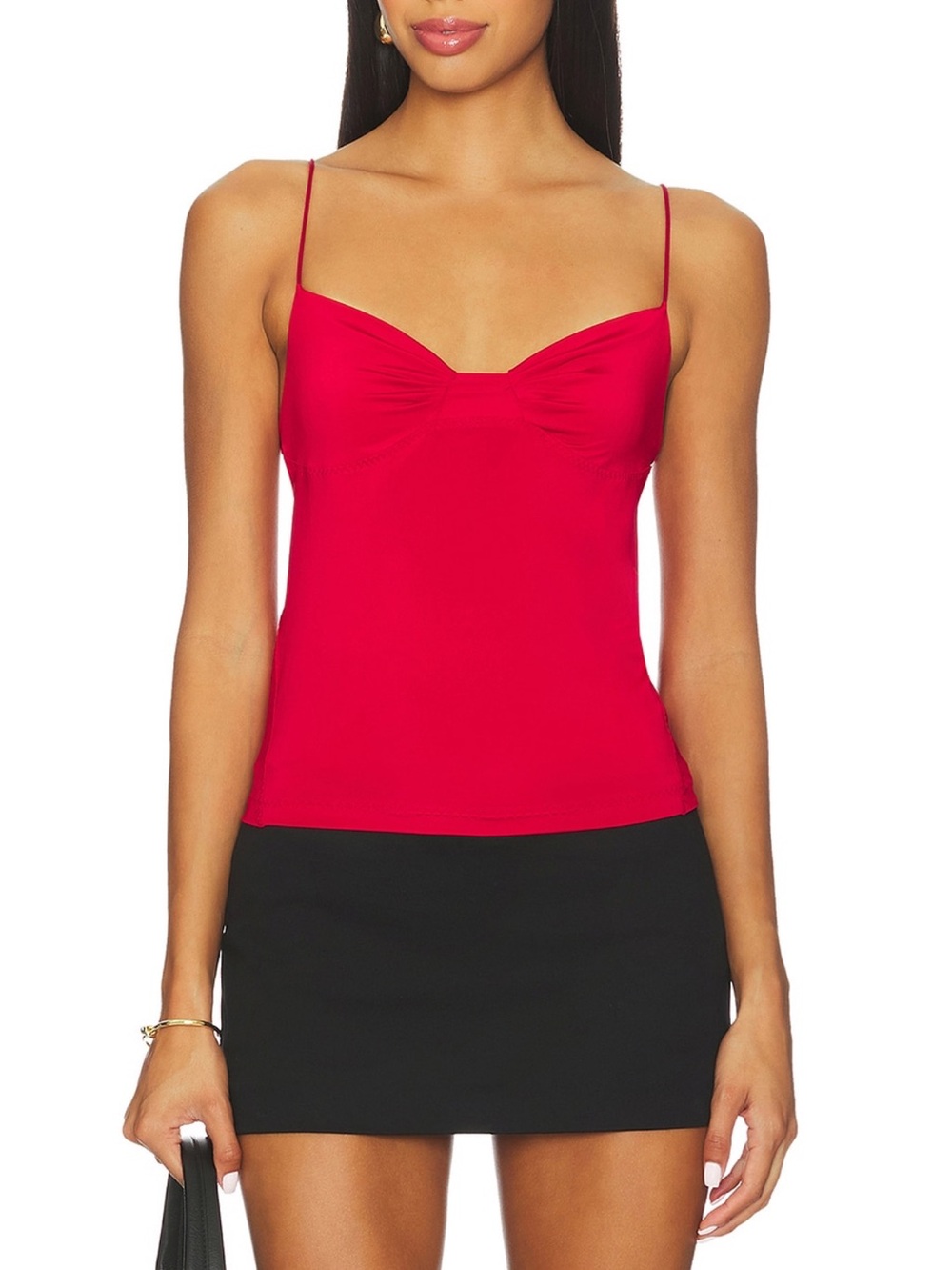 NWOT Free People Intimately My Way Triangle Cami in Deep Cherry Size Small